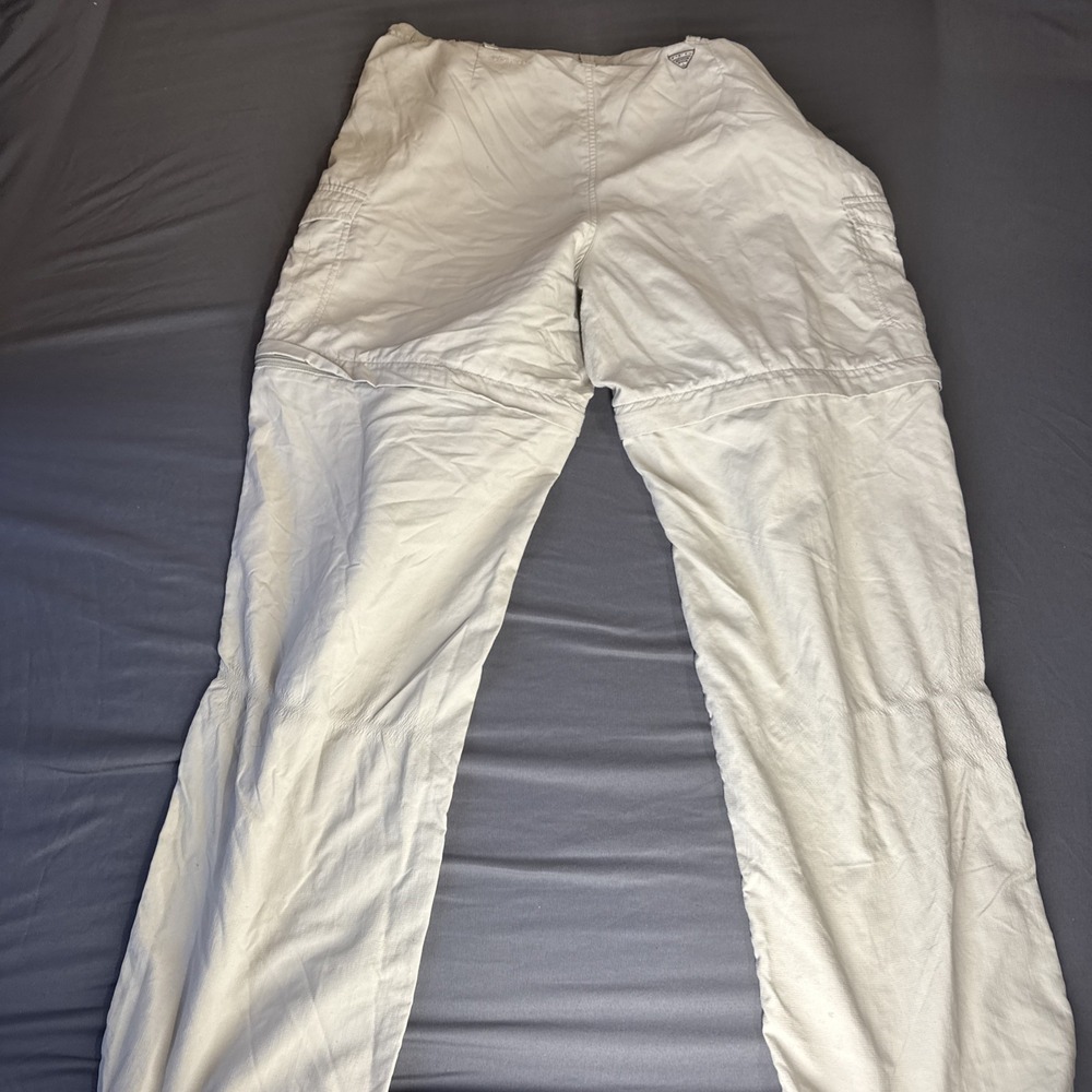 Columbia Sportswear Pants‎ Large White Women's Capri 100% Cotton Capri - Picture 11 of 12